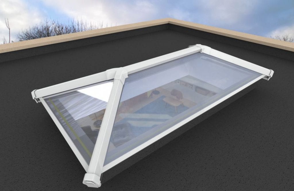 basic upvc and aluminium lantern roof